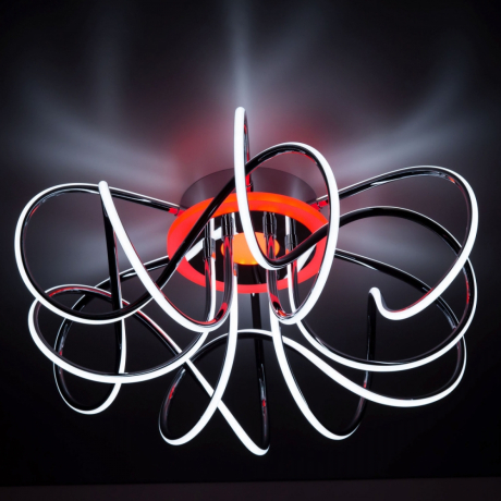 Светодиодная потолочная люстра с голосовым управлением Citilux Джемини Смарт CL229A161E RGB 