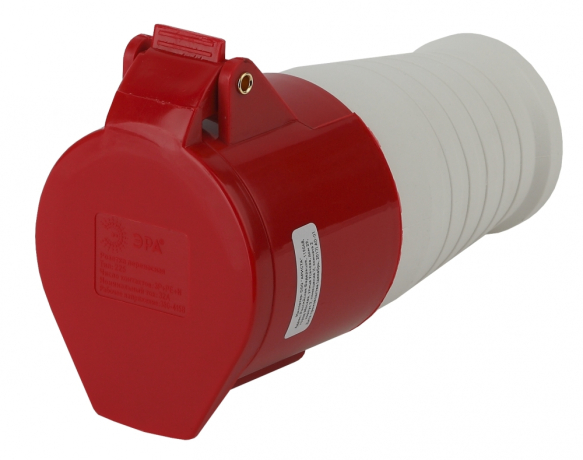 Розетка переносная 225 3Р+РЕ+N 32А 380В IP44 Эра 168097