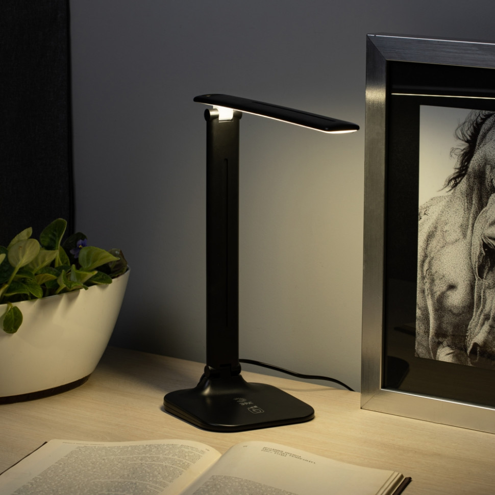 Настольная лампа Эра NLED-484-11W-BK черный (Б0059857) - фото 2