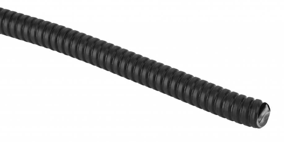 MT-RZ-CPng-50-20 Аксессуары для труб и металлорукава Эра Металлорукав -50 Эра (черный) с протяжкой 20м 168232