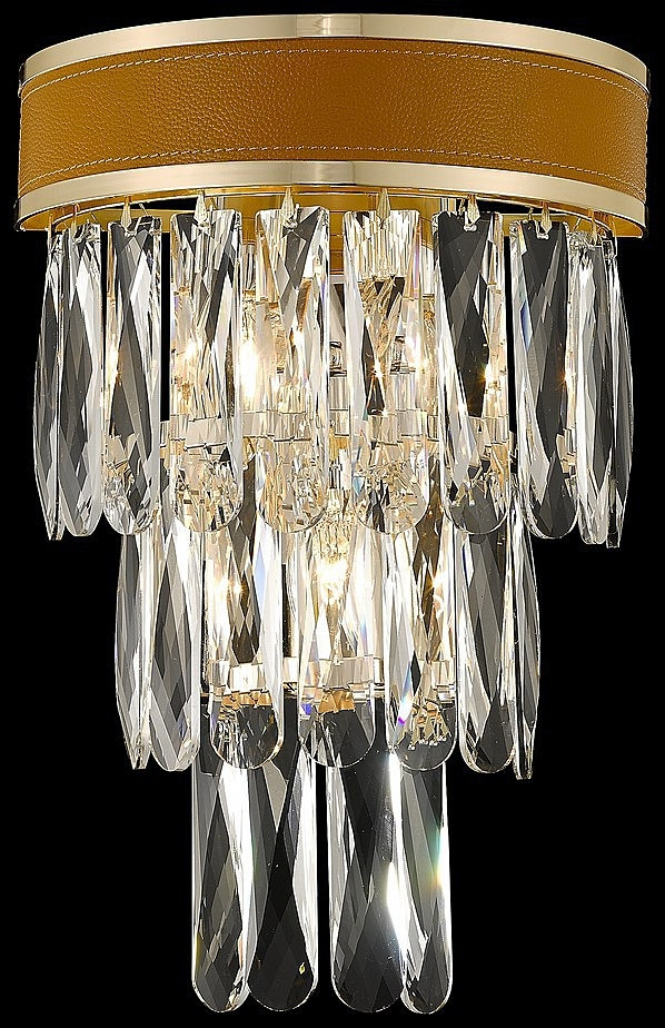 Бра, со светодиодными лампочками, комплект от Lustrof. 277246-623337, цвет золото