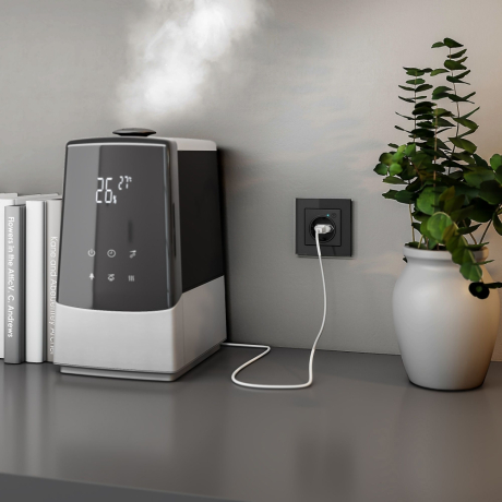 Розетка Wi-Fi (черный матовый) Werkel 332466