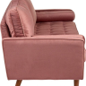 Диван Scott трехместный пыльно-розовый Bradex Home 761636