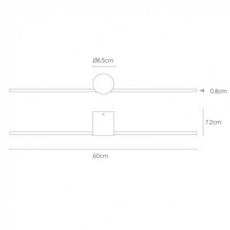 Подсветка для зеркала Lucide Mizar 12201/60/30 