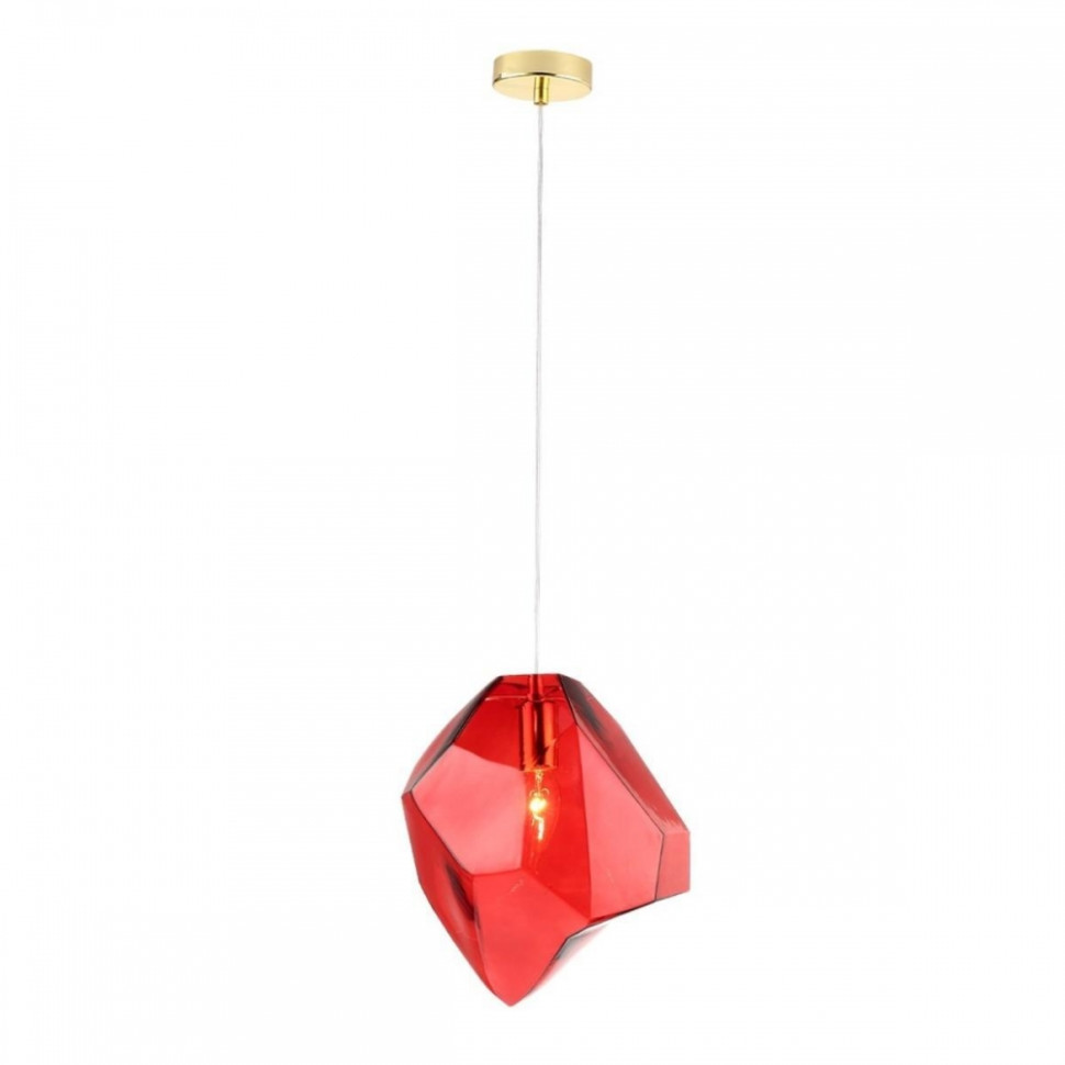 Подвесной светильник Crystal Lux NUESTRO SP1 GOLD/RED детский светильник crystal lux nuestro sp1 gold pink