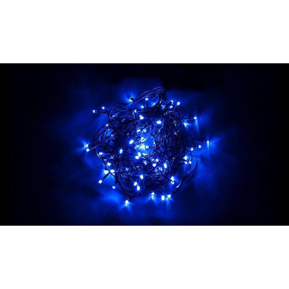 Светодиодная гирлянда 10м c питанием от сети (синий) IP20 Feron CL05 (32307 ) - фото 1