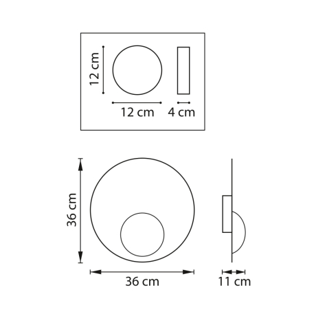 Накладной светильник Lightstar Emisfero 737237 