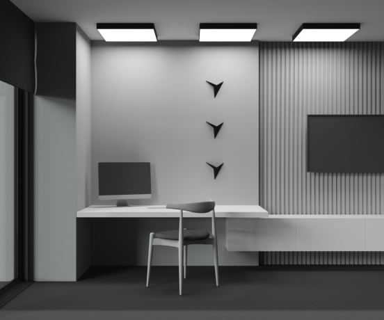 Потолочный светильник Technical C032CL-90W3K-SQ-B Zon 