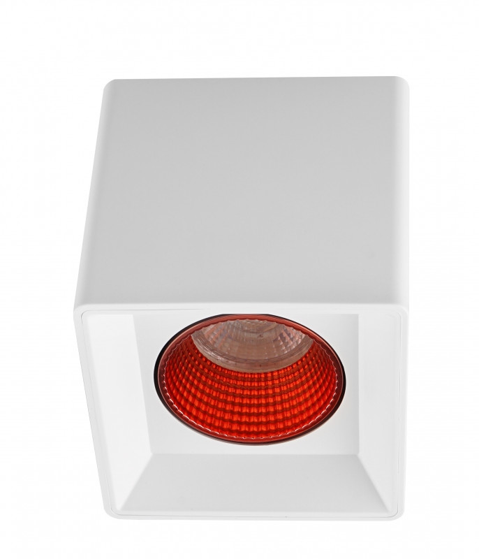 Накладной светильник Denkirs DK3080-WH+RD, цвет белый DK3080-WH+RD - фото 1