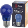 Лампа светодиодная ЭРА E27 3W 3000K синяя ERABL50-E27 Б0049578