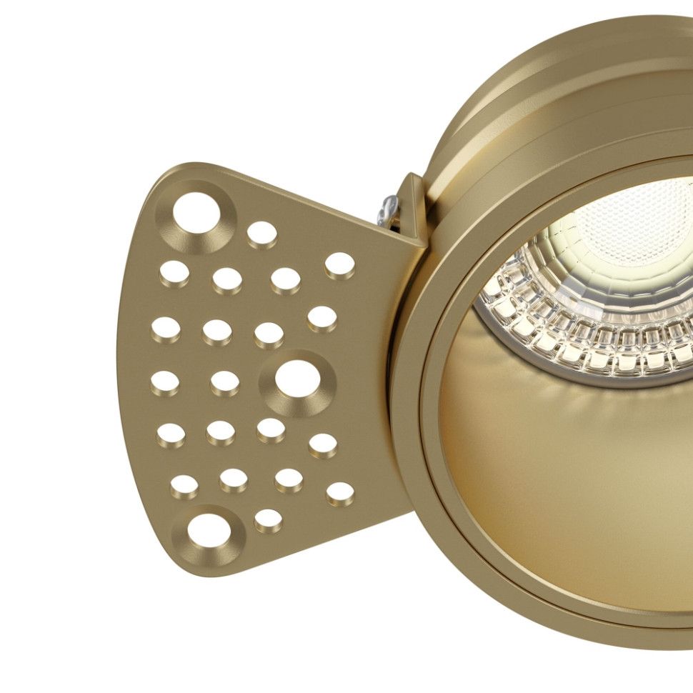 Встраиваемый светильник Maytoni Technical Reif DL048-01MG, цвет матовое золото - фото 3