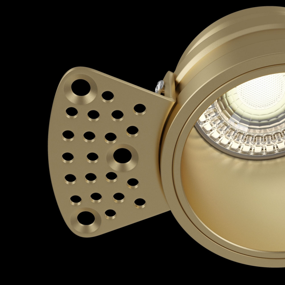 Встраиваемый светильник Maytoni Technical Reif DL048-01MG, цвет матовое золото - фото 4
