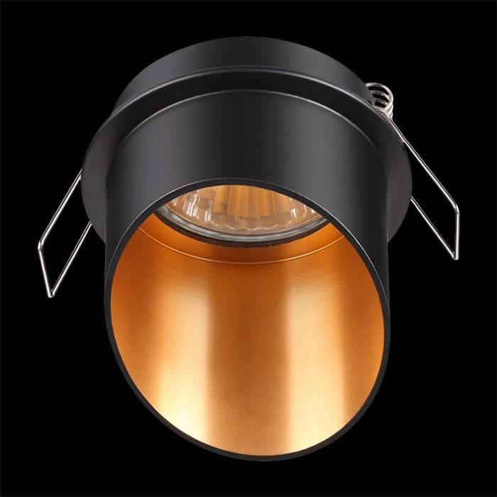 Точечный светильник со светодиодной лампочкой GU10, комплект от Lustrof. №141731-644506, цвет черный - фото 2