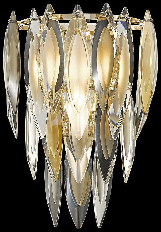 Бра, со светодиодными лампочками, комплект от Lustrof. 277270-623338, цвет золото