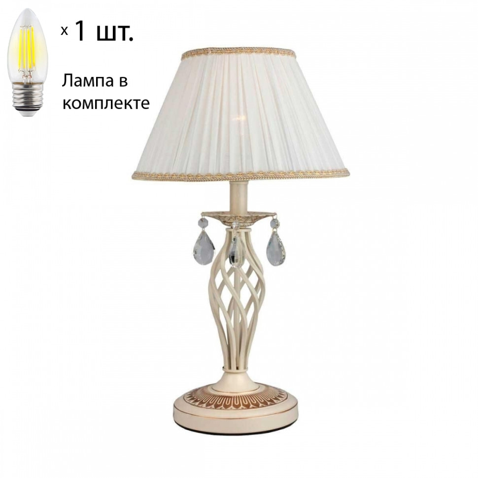 Настольная лампа с лампочкой Omnilux OML-60804-01+Lamps настольная лампа omnilux oml 82714 01
