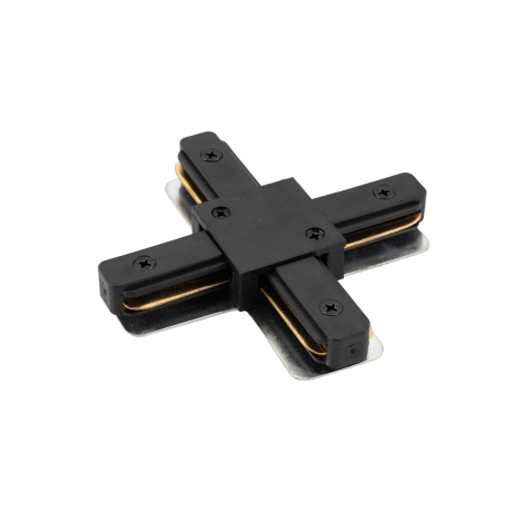 Соединитель X-образный для треков Denkirs DK Track Black TR1104-BK 