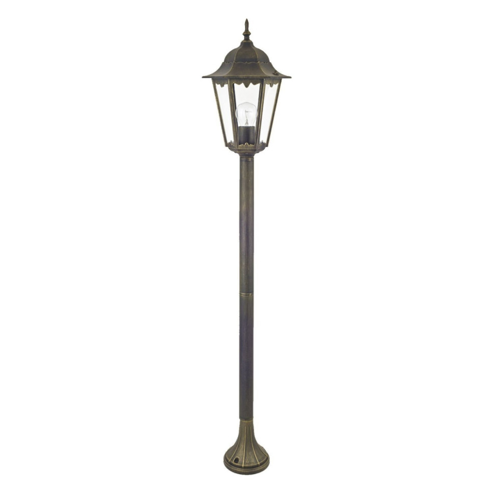 1808-1F Уличный фонарный столб Favourite London, цвет черный с золотой патиной - фото 1