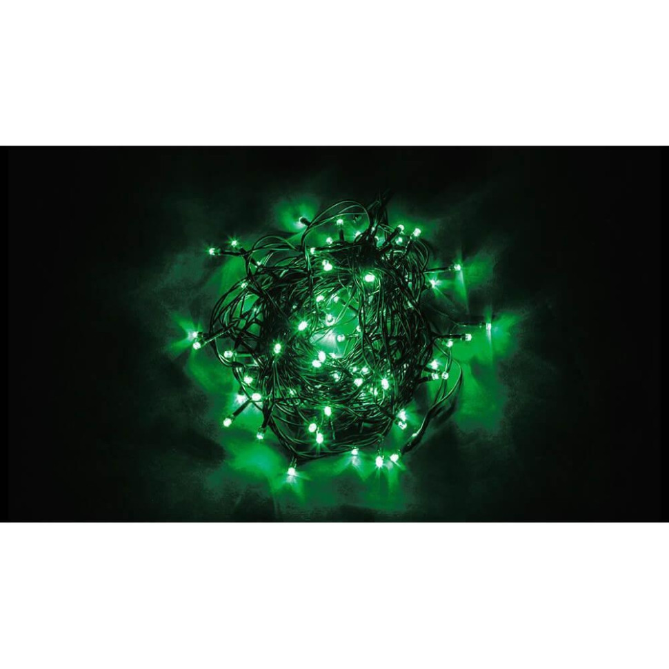 Светодиодная гирлянда Feron CL05 линейная 10м +1.5м 230V зеленый c питанием от сети 32306 светодиодная гирлянда cl07 линейная 40м 3м 230v 2700к c питанием от сети контроллером зеленый шнур