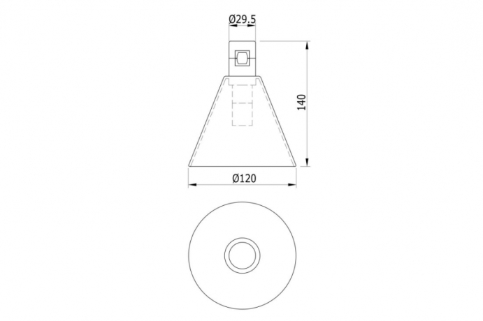 Магнитный LED светильник 5W 3000К для модульной системы Tringlas Donolux DL20234M5W1 Black Bronze 