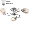 Потолочная люстра с лампочками Velante 762-107-03+Lamps 