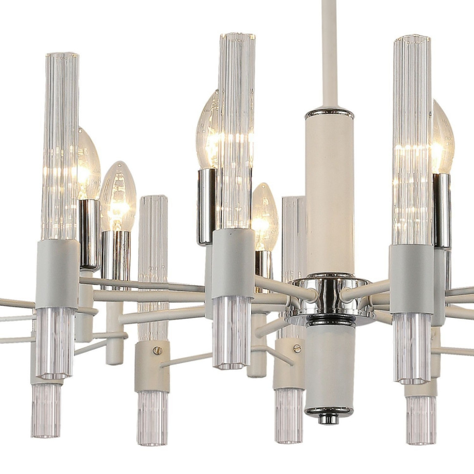 Люстра с лампочками, подвесная, комплект от Lustrof. №152985-617301, цвет белый - фото 4