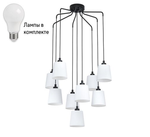 Подвесной светильник с лампочками Eglo 39738+Lamps 