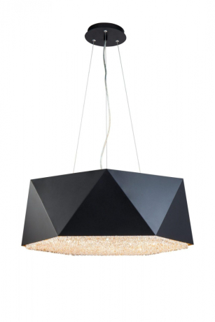 Светильник подвесной с Led лампочками в комплекте Lucia Tucci MOON 4670.9 black+Lamps 