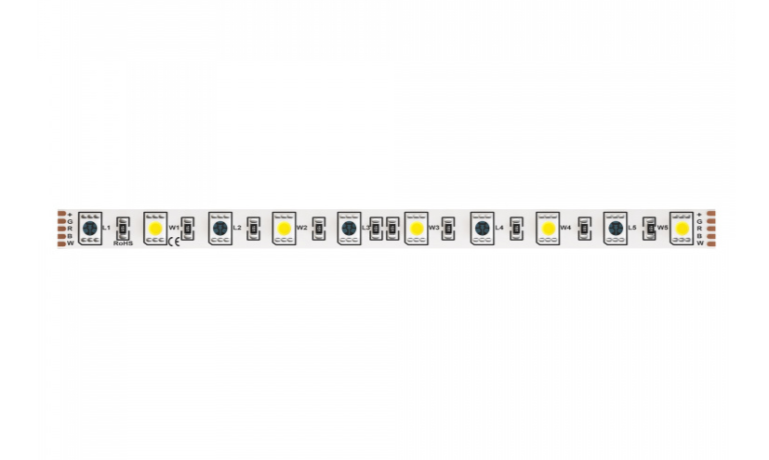 5м. Светодиодная лента холодного цвета 6000К, 14,4W, 24V, 60LED, IP20 Led strip Maytoni 10178 