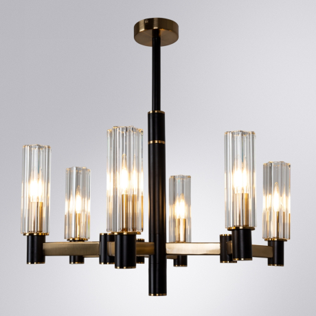 Люстра на штанге со светодиодными лампочками E14 , комплект от Lustrof. №315266-622965 