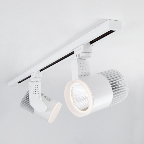 Однофазный LED светильник 20W 4200К для трека Accord Elektrostandard Accord Белый 20W 4200K (LTB17) однофазный (a039437) 