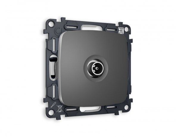 ТВ-розетка оконечная без рамки Ambrella Volt OMEGA MO663010 