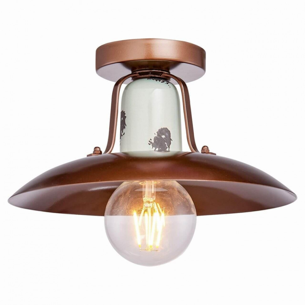 LSP-8162 Потолочный светильник LOFT (Lussole) VERMILION, цвет коричневый - фото 1