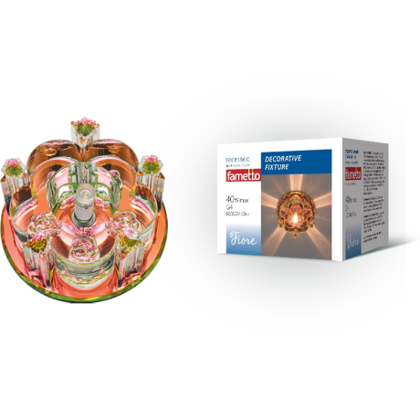 Встраиваемый светильник Fametto Fiore DLS-F122 G4 COLOUR-CLEAR 10640 