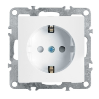 Нарушена упаковка! <315880> Розетка с защитной шторкой (белый) Эрна Stekker PST16-9110-01 39317