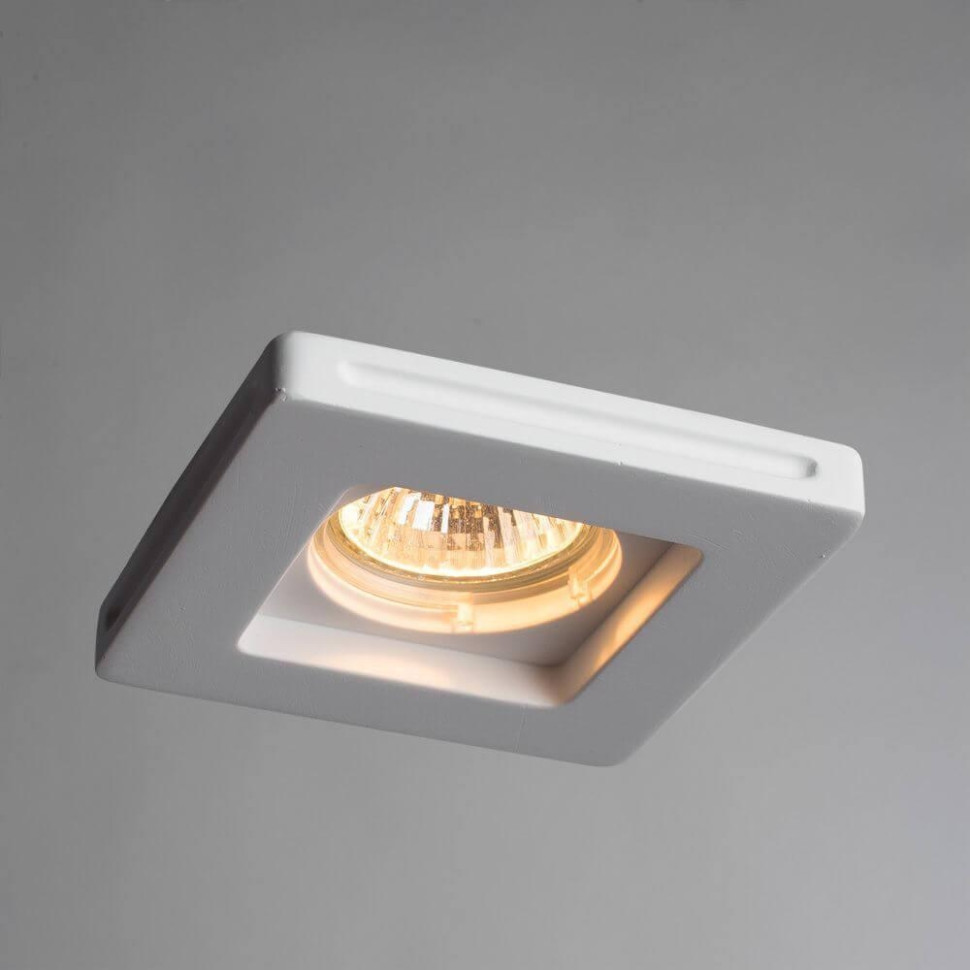 Встраиваемый светильник с лампочками. Комплект от Lustrof. №21314-616172, цвет белый - фото 4