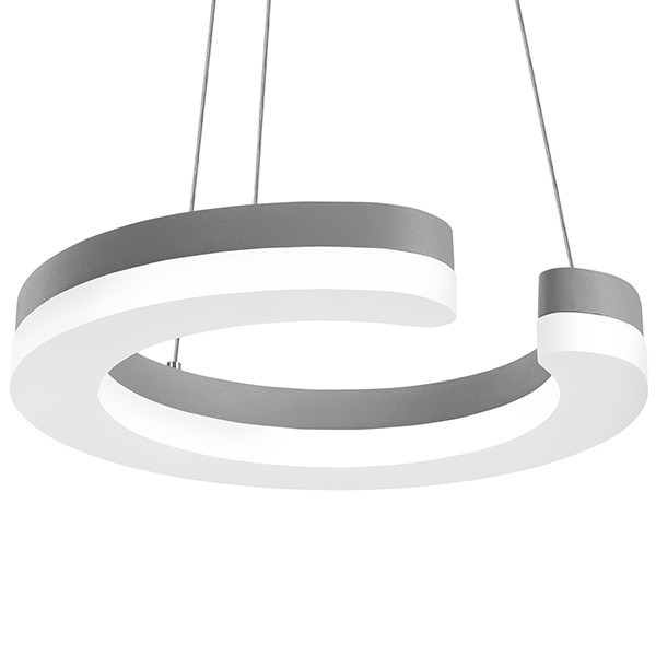 763139 Подвесной светодиодный светильник Lightstar Unitario, цвет матовое серебро - фото 3