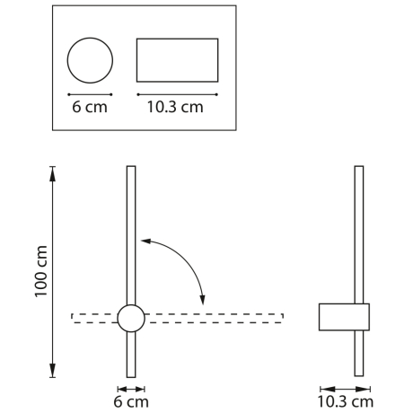 Бра Lightstar Tubo 748647 