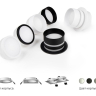 Корпус светильника встраиваемый для насадок D60mm Ambrella light Diy Spot C6514 