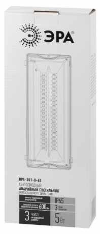Аварийный светодиодный светильник Эра -301-0-65 (247990)