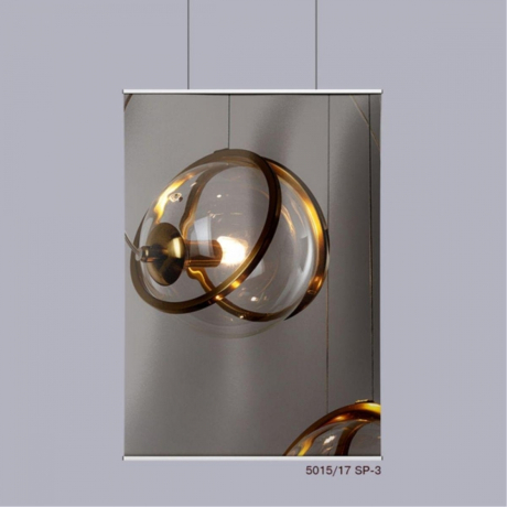 Люстра подвесная DIVINARE Hazel с Алисой 5015/17 SP-3-A