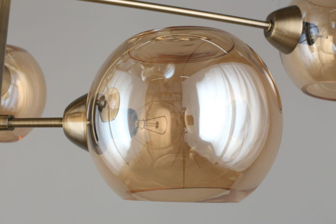 Люстра на штанге с лампочками APLOYT APL.904.17.08+Lamps 