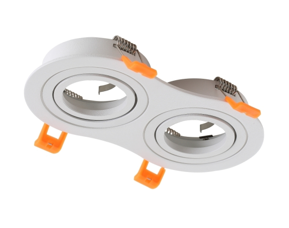 Нарушена упаковка!  <258747> Встраиваемый точечный поворотный светильник Crystal Lux CLT 001C2 WH