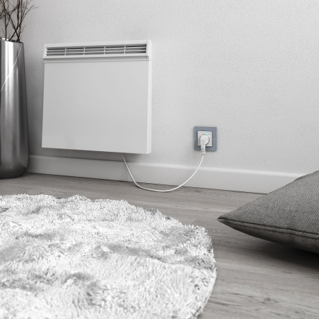 Розетка с заземлением и со шторками, без рамки с Wi-Fi Werkel белый W1171601