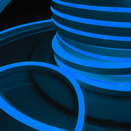 50м. Комплект неоновой ленты синего цвета 2835, 9.6W, 220V, 120LED/m, IP67 Elektrostandard a040594 