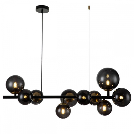 Подвесная люстра Indigo Molecola 11018/10P Black 
