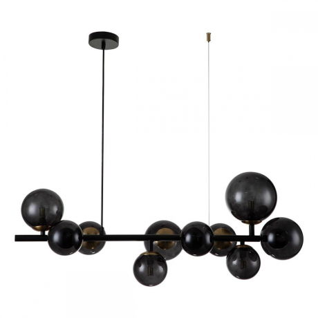 Подвесная люстра Indigo Molecola 11018/10P Black 