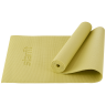 Коврик для йоги и фитнеса FM-101, PVC, 173x61x0,6 см, желтый пастель 4680459118158