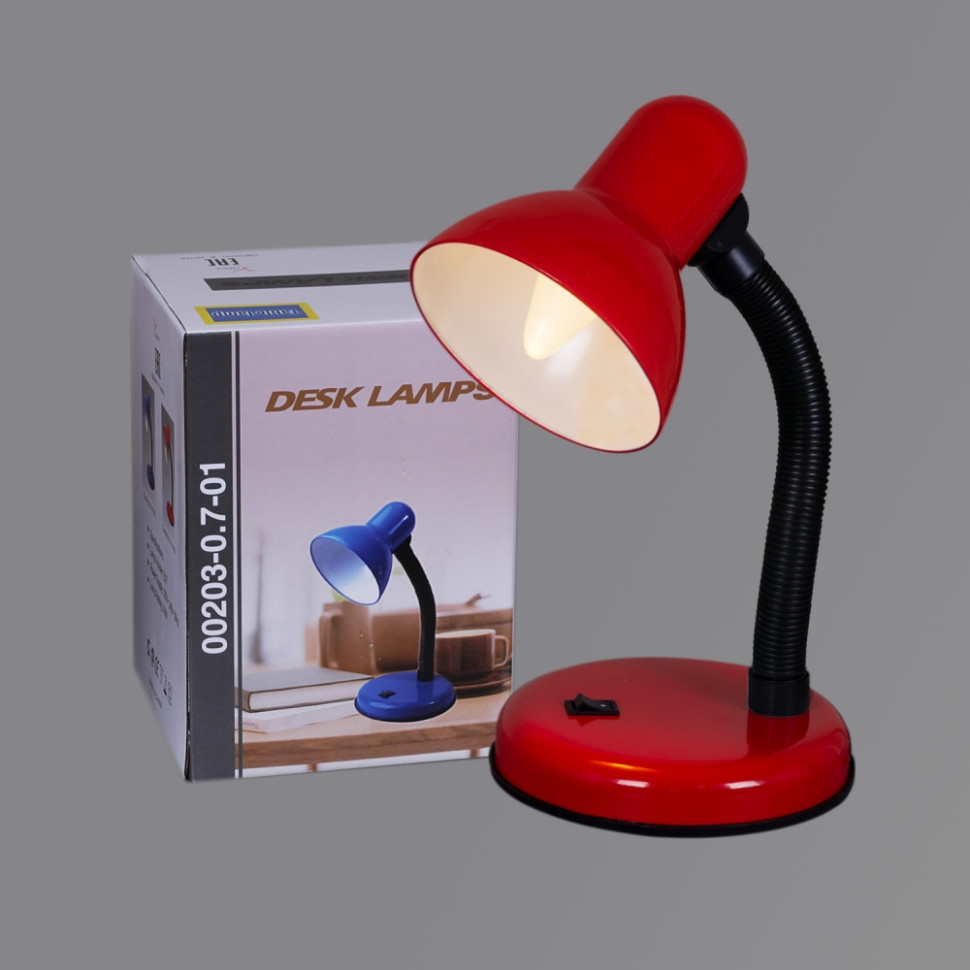 Настольная лампа Reluce 00203-0.7-01 RED (1427366), цвет черный - фото 4
