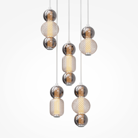 Подвесная люстра Maytoni Drop MOD273PL-L80CH3K 