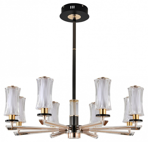 Люстра на штанге Indigo Grandioso 13038/8R Black 
